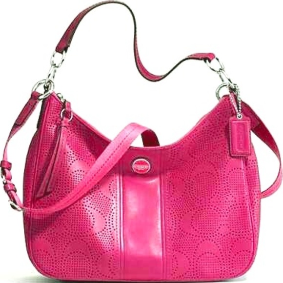 Coach Handbags - Coach Hot Pink Shoulder Bag